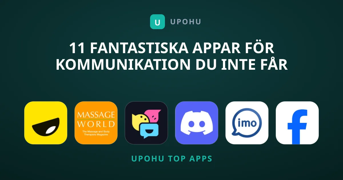 11 fantastiska appar för Kommunikation du inte får missa
